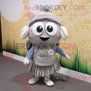 Gray Pepper mascot costume...