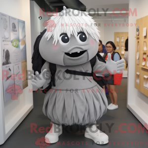 Gray Pepper mascot costume...