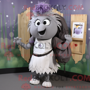 Gray Pepper mascot costume...