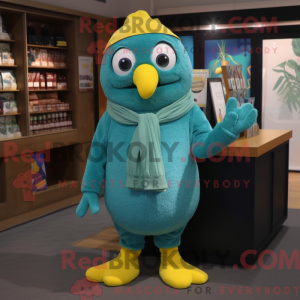 Teal Lemon mascottekostuum...