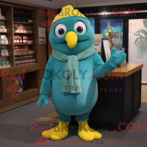 Teal Lemon Maskottchen...
