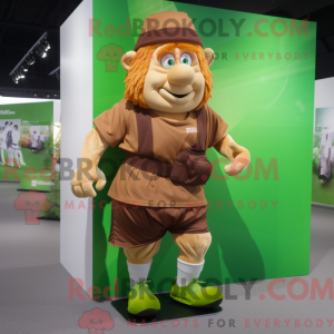 Brown Leprechaun mascot...