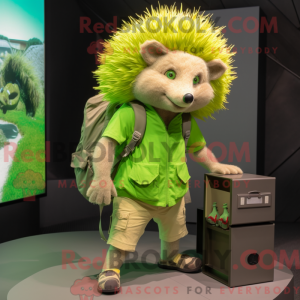 Limegrønn...