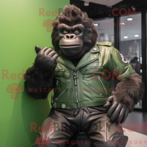 Forest Green Gorilla mascot...