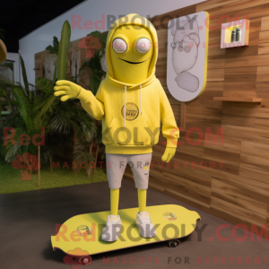 Citrongul skateboard maskot...