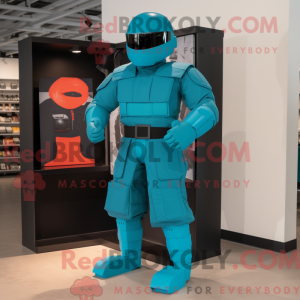 Postava maskota Teal Gi Joe...