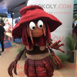 Maroon Hermit Crab mascot...
