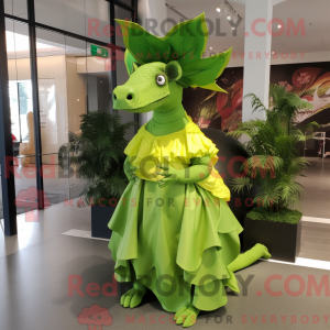 Lime Green Triceratops...