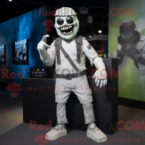 White Undead mascot costume...