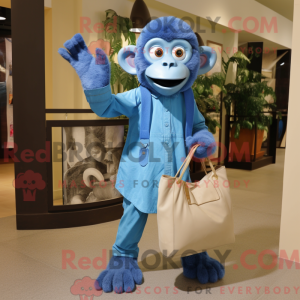 Máscara de Macaco Azul...