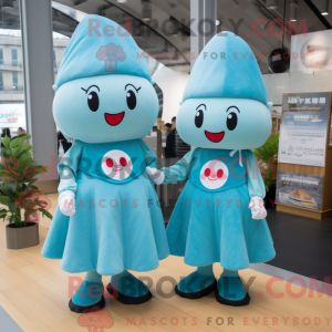 Cyan Cherry Maskottchen...