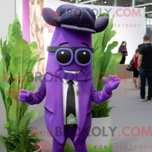 Purple Celery mascot...