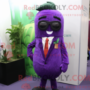 Purple Celery mascot...
