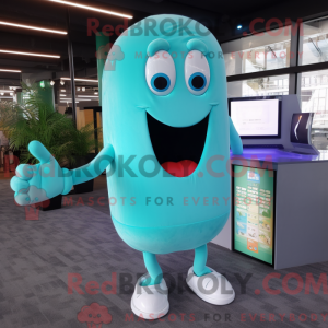 Turquoise Ghost mascot...