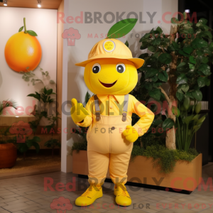 Citrongul Grapefrugt maskot...
