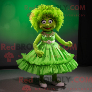 Lime Green Irish Dancer...