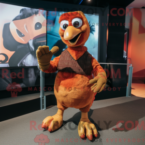 Rust Dodo Bird mascot...