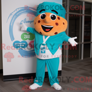 Kostým maskota Turquoise...