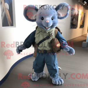 Máscara Blue Mouse com...