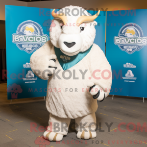 White Bison mascot costume...