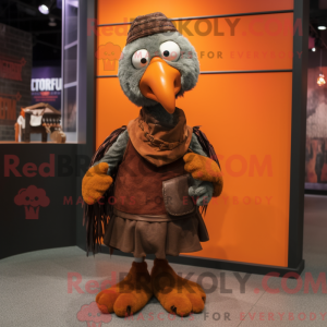 Rust Tyrkiet maskot kostume...