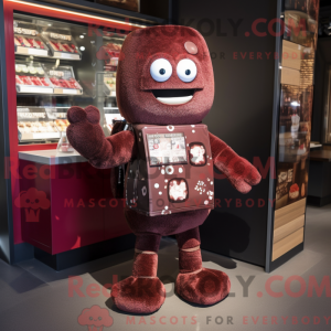 Barras de chocolate marrom...