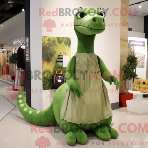 Olive Diplodocus mascot...
