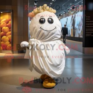 White Potato mascot costume...