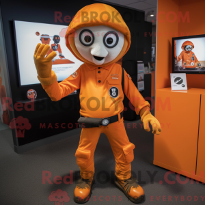 Orange Undead mascot...