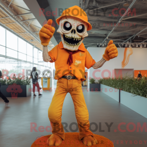 Orange Undead maskot...