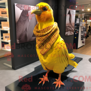 Yellow Pheasant mascot...