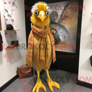 Yellow Pheasant mascot...