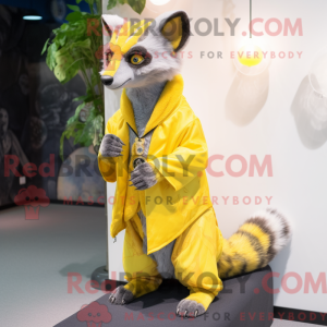 Lemon Yellow Civet mascot...