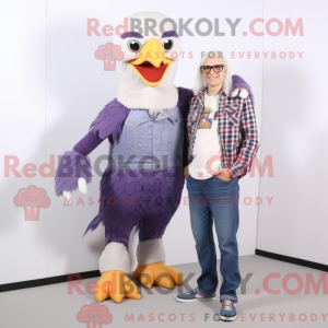 Lilla Bald Eagle maskot...