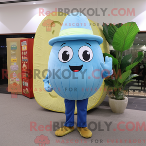 Sky Blue Melon maskot...