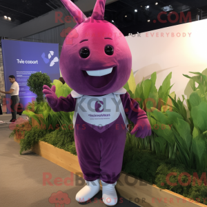 Lavender Beet mascot...