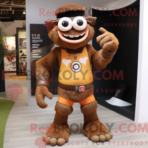 Mascotte de Cyclope marron...