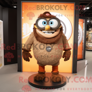 Brown Cyclops mascot...