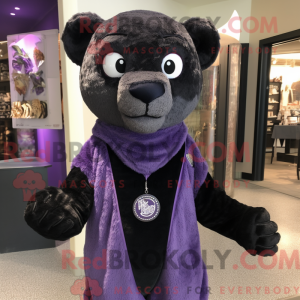 Lavender Panther mascot...