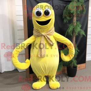 Lemon Yellow Hydra mascot...