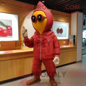 Maskottchenkostüm Red Baa...