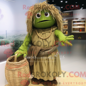 Olive Scarecrow mascot...