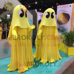 Lemon Yellow Ghost mascot...