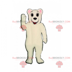Roztomilý maskot ledního medvěda - Redbrokoly.com