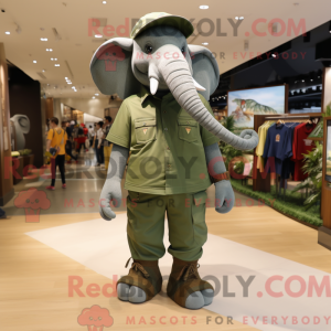 Olive Elephant maskot...