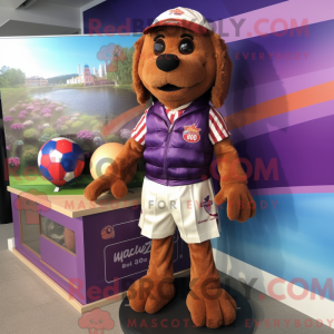 Purple Meatballs mascot...