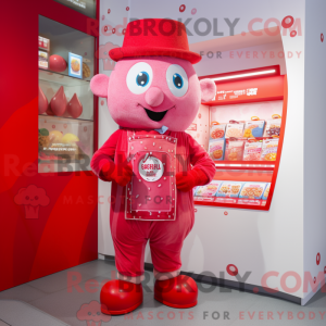 Red Candy Box mascot...