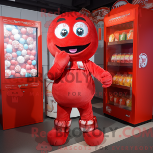 Red Candy Box mascot...