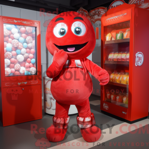 Red Candy Box maskot...