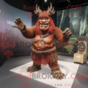Rust Ogre mascot costume...